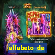 alfabeto de caligrafia bonita