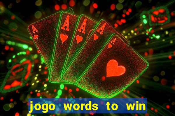 jogo words to win paga mesmo