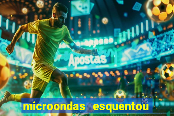microondas esquentou demais e parou de funcionar