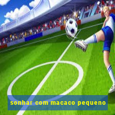 sonhar com macaco pequeno