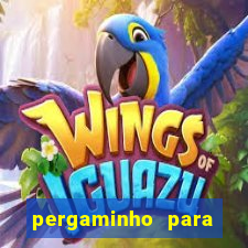 pergaminho para escrever dentro