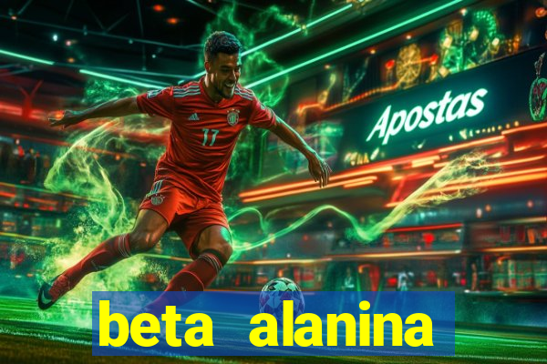 beta alanina aumenta a pressao