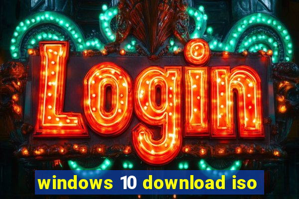 windows 10 download iso
