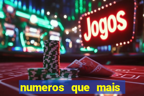 numeros que mais saem no minas cap