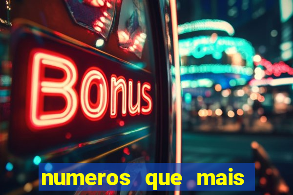 numeros que mais saem no minas cap