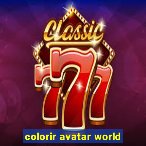 colorir avatar world