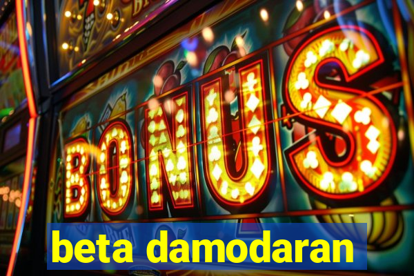 beta damodaran