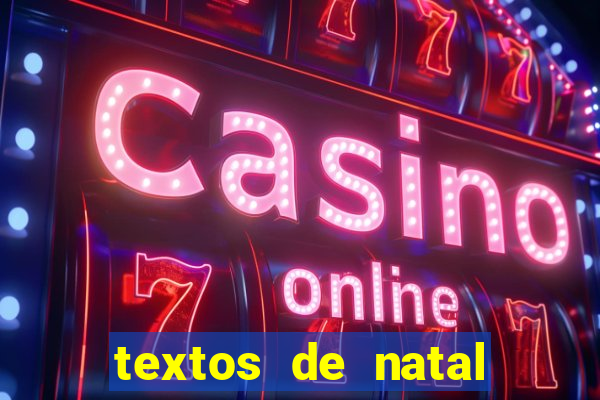 textos de natal para leitura