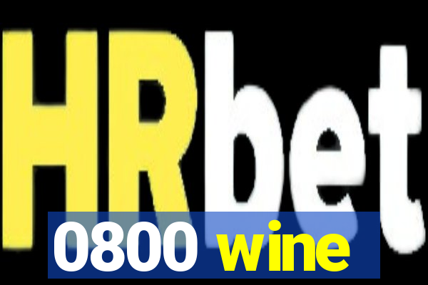 0800 wine