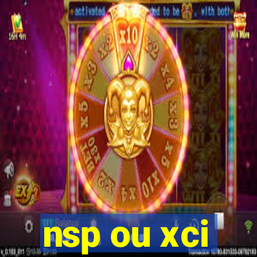 nsp ou xci