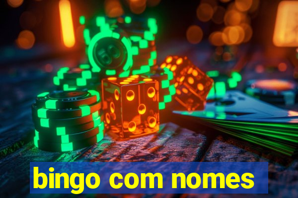 bingo com nomes
