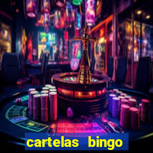 cartelas bingo bingo de palavras para imprimir