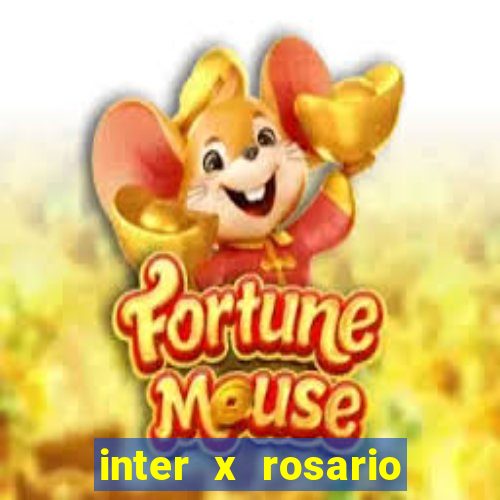 inter x rosario central onde assistir