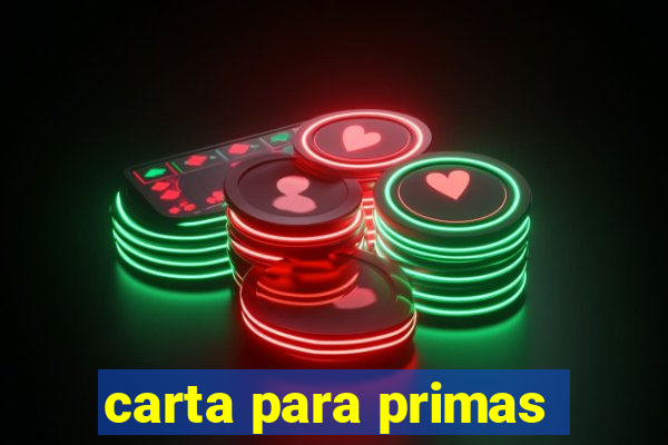 carta para primas