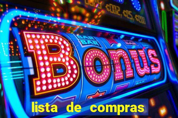lista de compras supermercado completa pdf