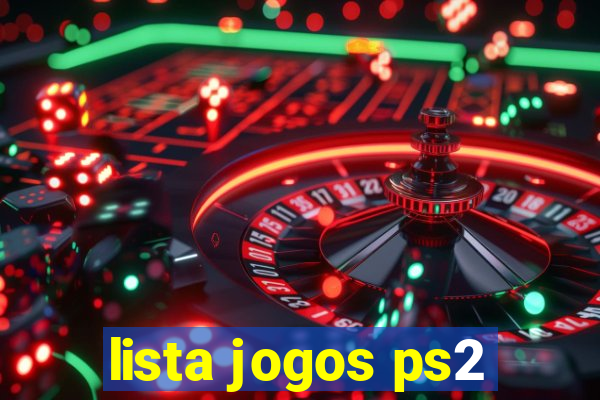 lista jogos ps2