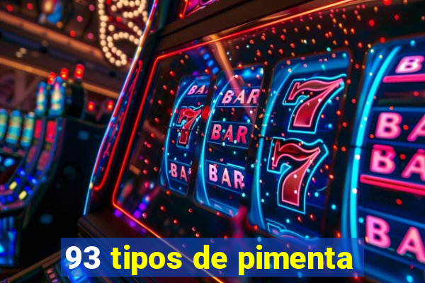 93 tipos de pimenta