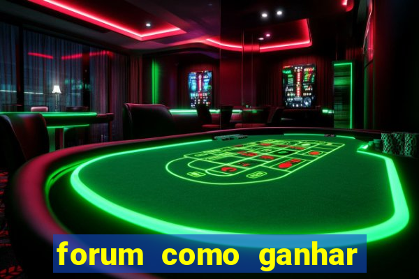forum como ganhar na loteria