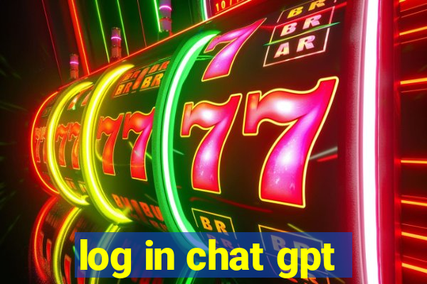log in chat gpt