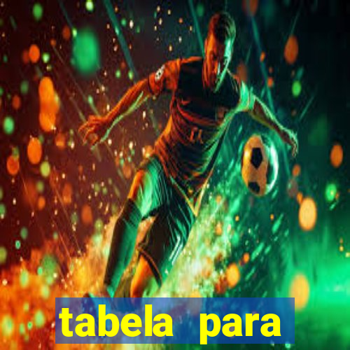 tabela para misturar cores
