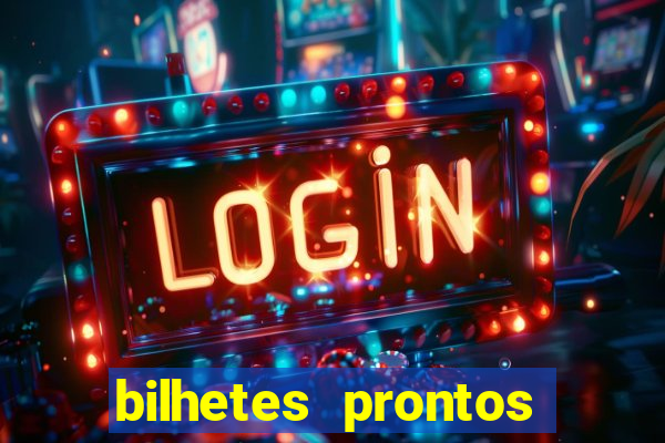 bilhetes prontos futebol hoje