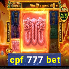 cpf 777 bet