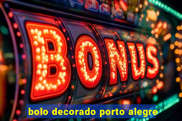 bolo decorado porto alegre