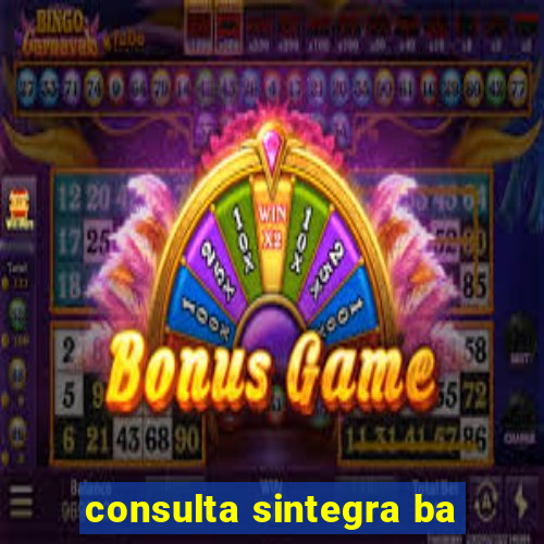 consulta sintegra ba