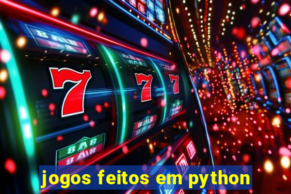 jogos feitos em python