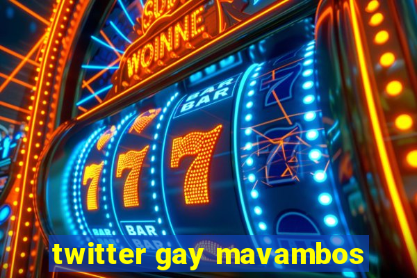 twitter gay mavambos