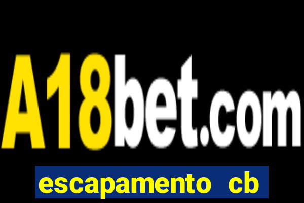 escapamento cb twister 250