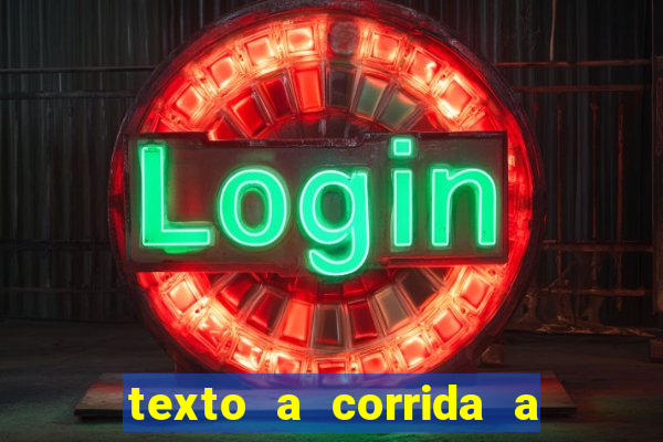 texto a corrida a lagarta lili
