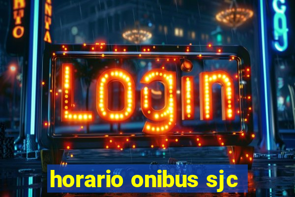 horario onibus sjc