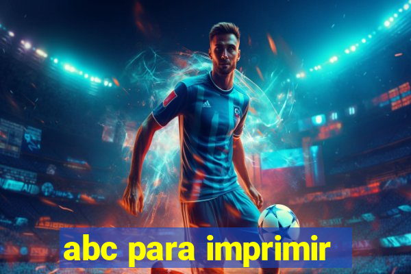 abc para imprimir