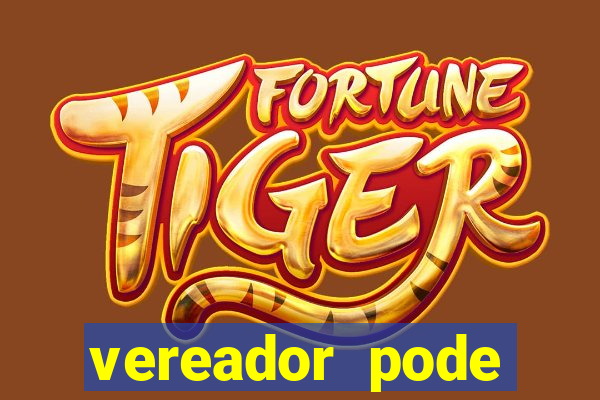 vereador pode patrocinar time de futebol