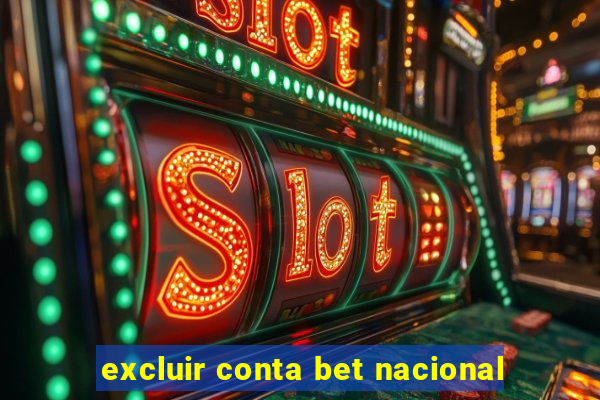 excluir conta bet nacional