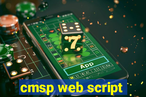 cmsp web script