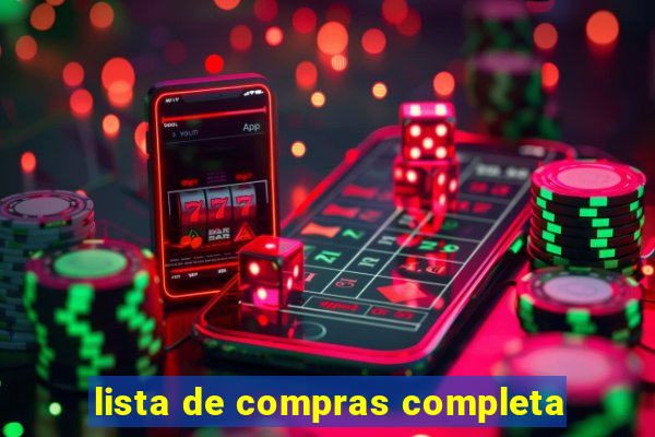 lista de compras completa