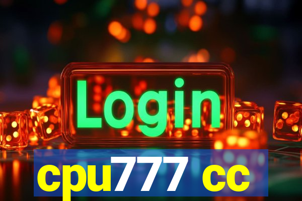 cpu777 cc