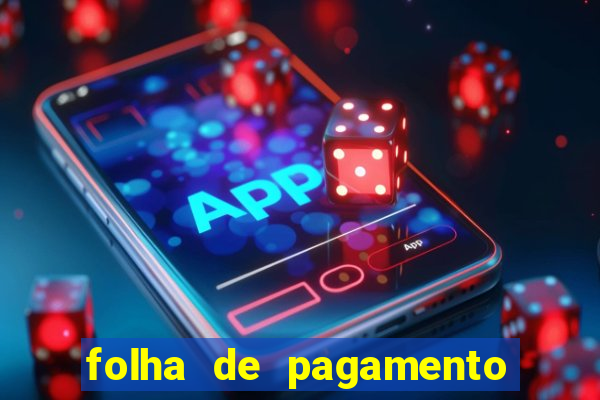 folha de pagamento para preencher word