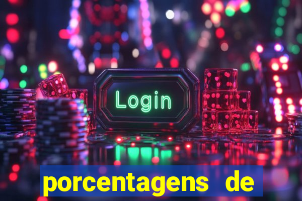 porcentagens de jogos pagantes