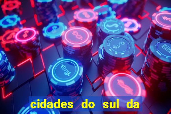 cidades do sul da bahia mapa