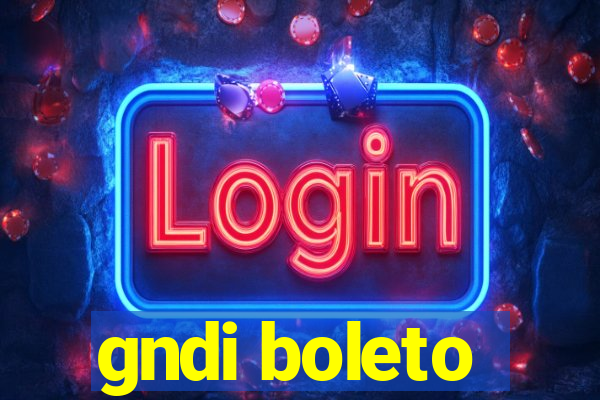 gndi boleto