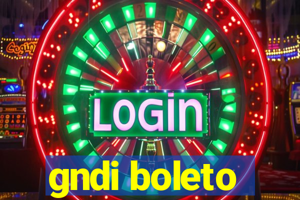 gndi boleto