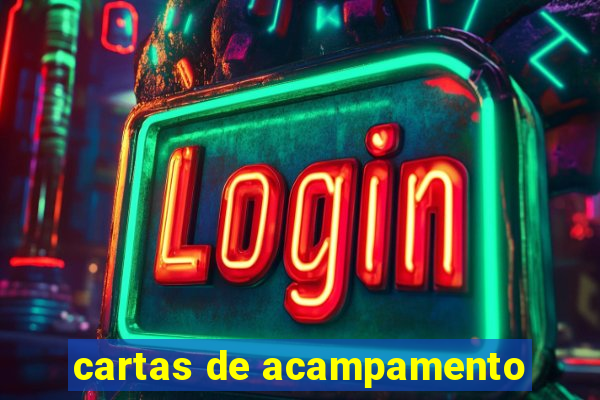 cartas de acampamento