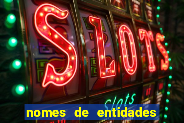 nomes de entidades do mal