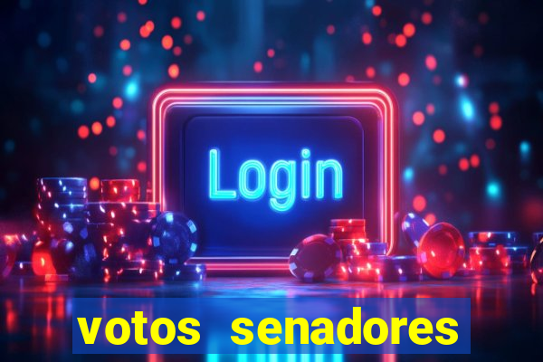 votos senadores impeachment moraes