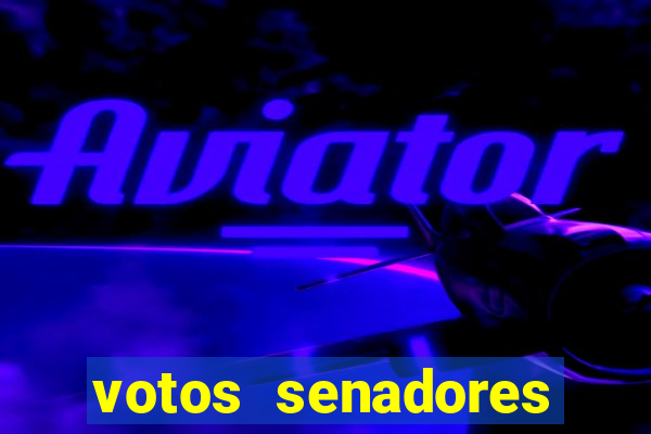 votos senadores impeachment moraes