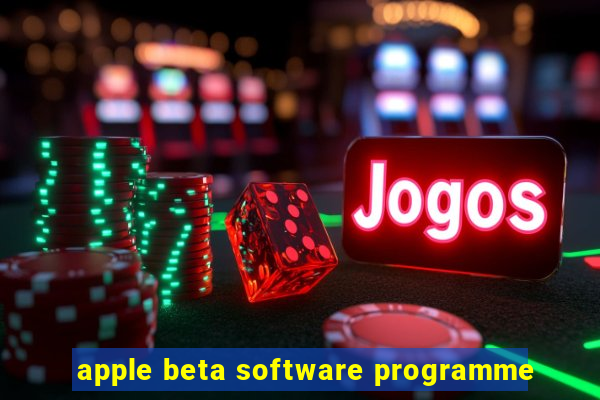 apple beta software programme