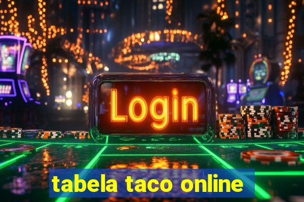 tabela taco online